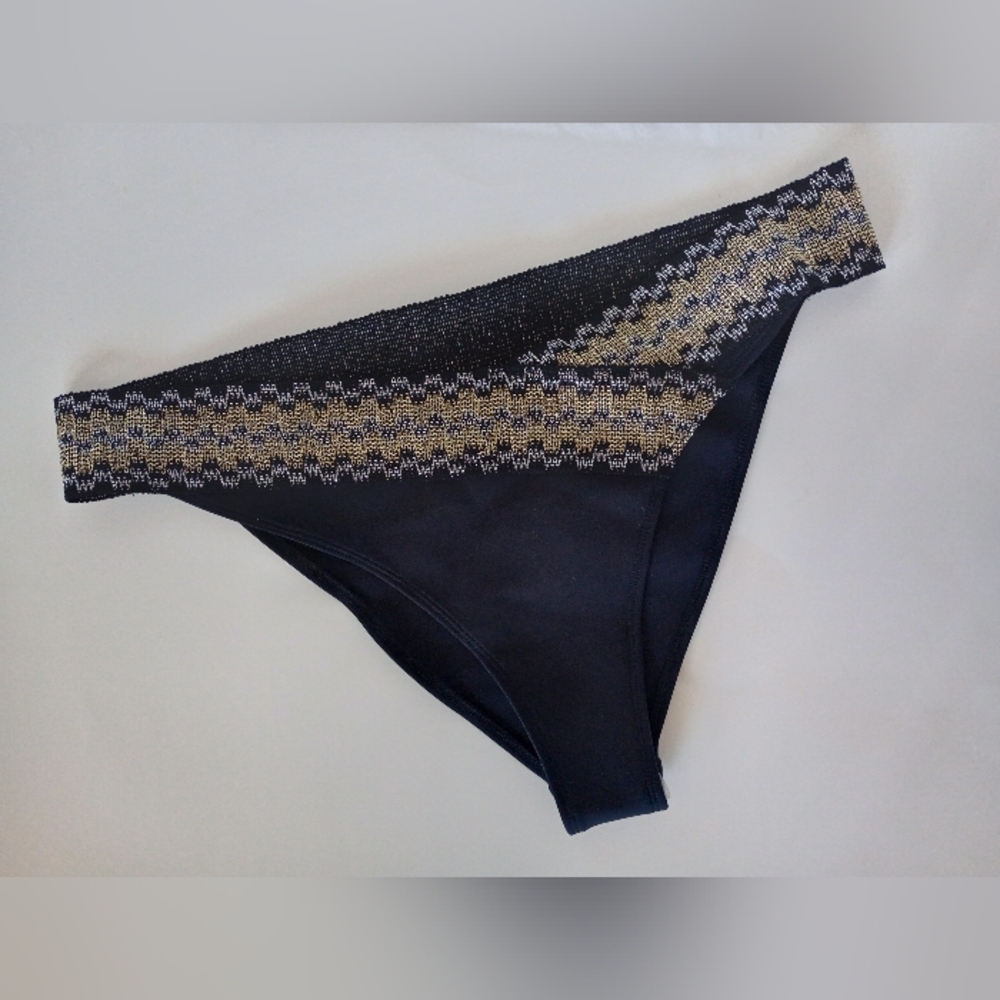 River Island Sun Shop Black Bikini Bottom Plus Sz 14 NWT